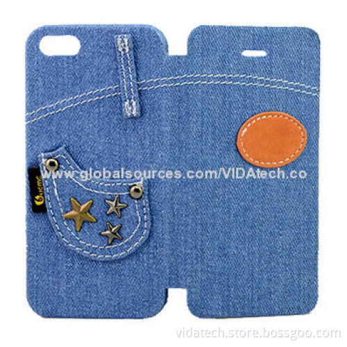 Jeans Leather Case for iPhone 5/5S, Manufacturer